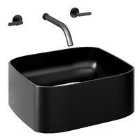 ACQUERELLO Rectangular washbasin by Valdama