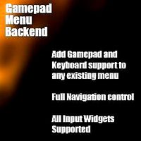 Kavasoft Gamepad Menu Backend