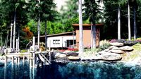 Forest villa house exterior and interior