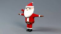 Santaclaus Rigged 3D Model