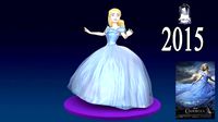 Cinderella 2015 low-poly 3D model rigging-friendly