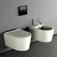 Salenzi Wandcloset Civita  Keramiek Rimless Mat Grijs