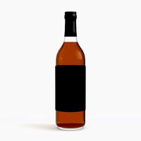 750mL Syrup or Wine Bottle with Topper
