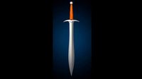 Sword from the trilogy of the Lord of the Rings movie
