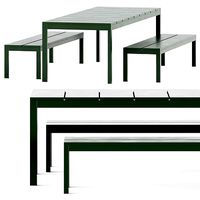 Table and Bench Na Xemena by Gandia Blasco