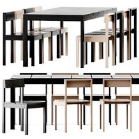 Table and Chair Na Xemena by Gandia Blasco