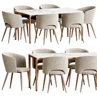 Basel Chair Canto Table Dining Set