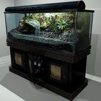 Complete Terrarium and Stand - Equipment