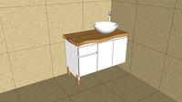 Modern Sink, wood, VostArt,