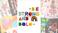 pôster infantil - strong and bold