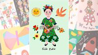 pôster infantil - frida