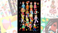 pôster infantil - astros da música
