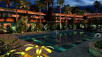 Hotel Pool Courtyard