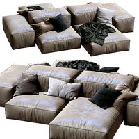 livingdivani Leather SOFA Extra Wall