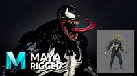 Venom 3d Rigged Maya Model