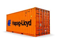 20 feet Hapag-Lloyd standard shipping container