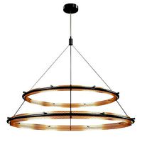 Perforated Double LED Chandelier