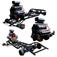 HotRod custom frame highpoly