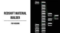 Redshift Material Builder for Houdini