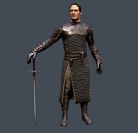 Medieval Squire Warrior PBR