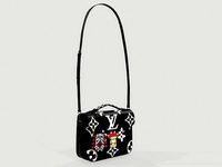 Louis Vuitton Crafty Pochette Metis Bag Black