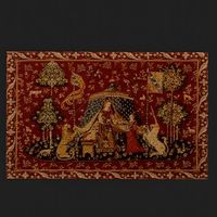 Lady and Unicorn Medieval Tapestry