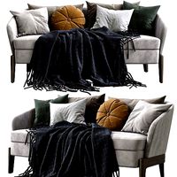 Molteni end C CHELSEA Fabric sofa