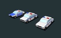 police cars set