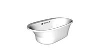 K-5716-XHGH Underscore(R) Oval 65-1/2' x 35-5/8' Heated BubbleMassage(TM) air bath with whirlpool, center drain