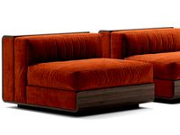 Acerbis Life Sofa Sectional Velvet Sofa 2