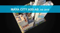 Realistic City District H30-A8 MAYA