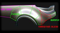 Explanation 3D Automotive Modeling Alias Tutorial Rear Bumper