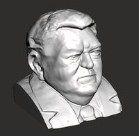 Franz Josef Strauss Bust  3D Print Ready