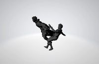 Obito pushing his past self away | 3D