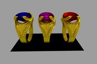 marriage golden  ring  | 3D