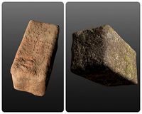 4K BRICK model STYLE Forest and Mars
