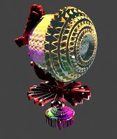 scifi model created with more colorful with awesome
