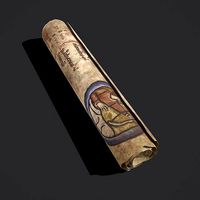 November Manuscript Scroll