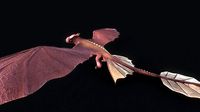 Cartoon 3D Dragon based in Toothless