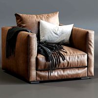 Leather Armchair Tango By Marac