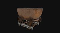 Mine Wagon and Rail