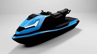 Low poly Electric JetSki