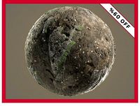 Rock Ground Crag Terrain Landscape Seamless PBR Textur