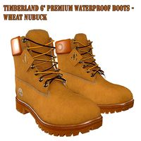 JIMMY CHOO X TIMBERLAND 6 INCH WHEAT NUBUCK BOOTS Low Poly PBR