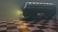 volkswagon type2 micro bus mat black sport edition