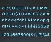 Neon Alphabet