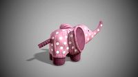 Rag Elephant Toy