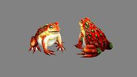Cartoon Toad - Poison Frog