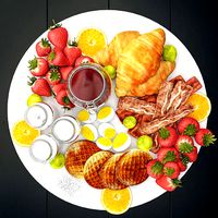Pancake Board Decoration Set 3