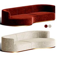 Chloe Curved Sofa